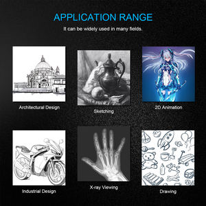 Tablet menggambar untuk anak-anak, Tablet menggambar dengan bantalan lampu Led A4 bisa diredupkan, pelindung mata, papan menggambar LED - Product Image 6