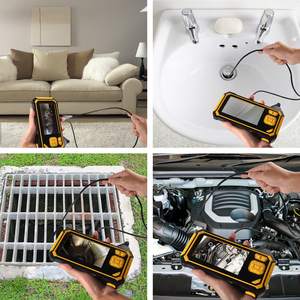 नई हाथ में Endoscope 1080P HD 8mm लेंस 4.3 इंच स्क्रीन औद्योगिक पोर्टेबल <span class=keywords><strong>Borescope</strong></span> 2.0MP निरीक्षण कैमरा नाग कैमरा - Product Image 2