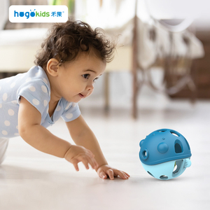 <span class=keywords><strong>Hogo</strong></span> jouets de dentition pour bébé en Silicone Non toxique jouet de dentition pour bébé hochet balle de préhension - Product Image 6