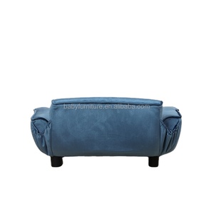 Sofá multifunción de lujo plegable para mascotas, sofá cama de franela para perros - Product Image 6