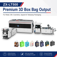 Machine de fabrication de sacs en non-tissé à formage unique automatique personnalisable ZX-LT500 Zhengxin, ligne de production de sacs tissés en RPET, PET, PP
