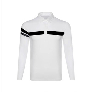 Fabricants de vêtements de plein air Hommes Sport de plein air à manches longues Tennis Golf Polo Blue Quick Dry Golf Wear Clothing T <span class=keywords><strong>Shi</strong></span> - Product Image 2
