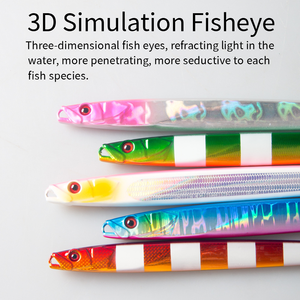 WEI 100g 150g appât bionique universel Seasky métal jigging leurre arc-en-ciel <span class=keywords><strong>truite</strong></span> pêche lacs conçus gros poissons - Product Image 3