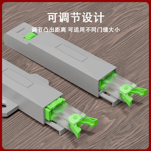 Cabinet Door Rebound Mechanism Push Button Concealed Latch Self Locking Device For Cabinet Doors Minimalist Design Plastic - Product Image 5