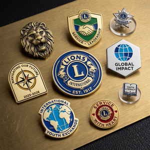 Pin de Solapa Metálico Personalizado de Alta Calidad con Logotipo, Broche de León para Club o Instituto, Pin para Sombrero al por Mayor - Product Image 5