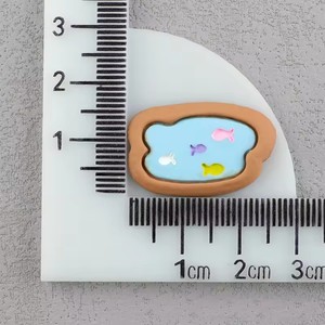Simpatico cartone animato paradiso coniglio a schiena piatta tornante in resina stile artificiale vita rurale per bambini fatti a mano - Product Image 2