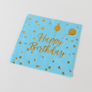 Serviettes en tissu jetables écologiques faites à la main, imprimées à pois ondulés bronzés, personnalisées en gros, 33 cm carrées, colorées, pour fête d'<span class=keywords><strong>anniversaire</strong></span> - Product Image 3