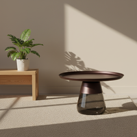 Ensemble de tables basses en verre de style nordique moderne pour salon, salle à manger, meubles de maison, faciles à nettoyer, garantie 1 an, non pliables, Osidi