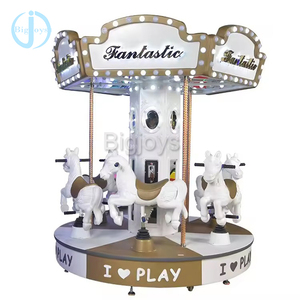 Carrusel de 6 Asientos Personalizado en Color para Niños, Carrusel Comercial para Parque de Atracciones en Venta - Product Image 6
