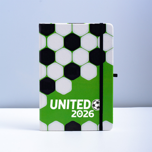 Agenda Personalizada 2026, Planificador Semanal y Mensual, Cuaderno de Tapa Dura de Cuero PU A5, Organizador de Horarios de Viaje, Diario, Agenda de Partidos de Fútbol - Product Image 1