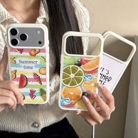 Funda de Teléfono Móvil Personalizada OEM con Diseño de Frutas de Verano, Impresión UV, Antigolpes, Antihuellas, TPU+Acrílico para 11-17 Pro Max