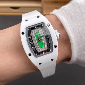 Luxury Men's Mechanical <b>Watch</b> with Diamonds Ceramic <b>Case</b> Sapphire Crystal Glass Suitable for Daily Wear Business Occasions <b>Watch</b> - Product Image 1