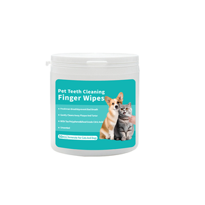 Best Selling Products 2024 Pet Wipes Cat Dog Natural Pet Finger Wipes For Pets Cleaning Eyes Ears Teeth