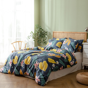 Juego de Ropa de <span class=keywords><strong>Cama</strong></span> de Lujo 4 en <span class=keywords><strong>1</strong></span> de Nantong Home Textile, Diseño de Marca Reconocida, Tamaño Queen/King, Edredón, Fundas de Almohada y Sábanas - Product Image 6