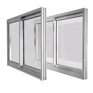 Ventanas de rotura térmica, ventanas deslizantes de aluminio, marco de aleación de aluminio, ventanas deslizantes de vidrio doble - Product Image 1