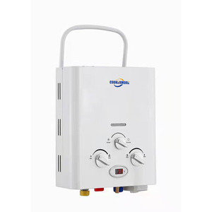 Compatto 6L naturale per il campeggio RV portatile esterno senza serbatoio con accensione a batteria in acciaio tipo canna fumaria scaldabagno a Gas - Product Image 4