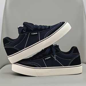 2026 Autumn New Style Men's Shoes - Breathable Men's <b>Canvas</b> Shoes - Retro Men's Sport Skate Shoes - Fashionable and Casual - Product Image 5