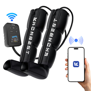 Two <strong>Legs</strong> Use Wireless Pneumatic Air Compression Boots Medical Grade Sequential <strong>Leg</strong> Massager Muscle Pain Relief DVT Prevention - Product Image 6