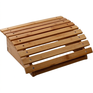 Wooden Under Desk Footrest Ergonomic <b>Foot</b> Rest for Office <b>Chair</b> Computer Desk Home Office Leg Support Wooden <b>Foot</b> <b>Stool</b> - Product Image 1