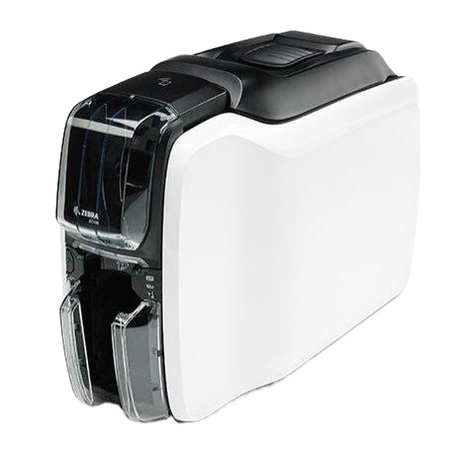 ZC100 Plastic Card Printer 300DPI PVC ID Trading Card Printer USB Interface 2-Year Warranty for Employee Social Security Cards