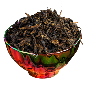 Populer 100g teh gelap Cina teh Gong Fu teh organik alami fermentasi terkompresi untuk hadiah kesehatan Yun Tian lukis 5-10 tahun buatan tangan - Product Image 1