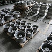 Llantas de Aleación de Magnesio Forjado AZ80A OEM ODM, Nuevas Llantas de 17 Pulgadas para Automovilismo, Acabado Negro, Suministro Directo de Fábrica