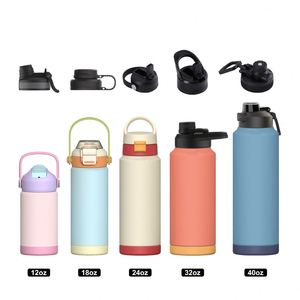 350ml Kid's Stainless <b>Steel</b> Insulated Water <b>Bottle</b> with Handle, Convenient for Carrying When Going Out - Product Image 5