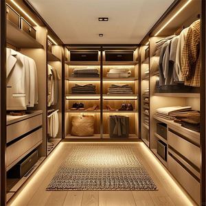 Armoires de rangement de luxe sur mesure, meubles en bois, armoires modernes, designs d'armoires, dressing - Product Image 2