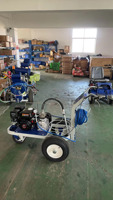 Machine de marquage routier à pompe à diaphragme à prix d'usine, pulvérisation à froid, haute précision, protection IP55, 6,5 CV