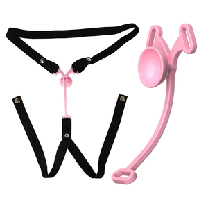 Sissy กรงพรหมจรรย์ชายมีรูปัสสาวะกรงพรหมจรรย์แบบปรับได้ - Product Image 2