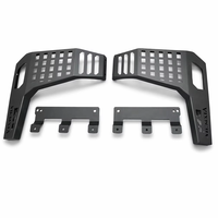 Porte-bagages de toit 3/4 avec couvercle de fenêtre tout-terrain pour Ford Bronco Soft Top, panier de toit demi-couverture en acier au manganèse, directement de l'usine