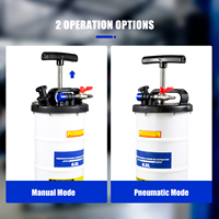 Extracteur d'huile pneumatique/manuel Sunbright 6,5 L, changeur d'huile, aspirateur de liquide, extracteur de carburant, pompe d'extraction d'huile automobile