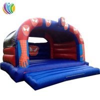 Château gonflable à thème de super-héros de qualité commerciale, château gonflable Spiderman, trampoline gonflable, trampoline rebondissant
