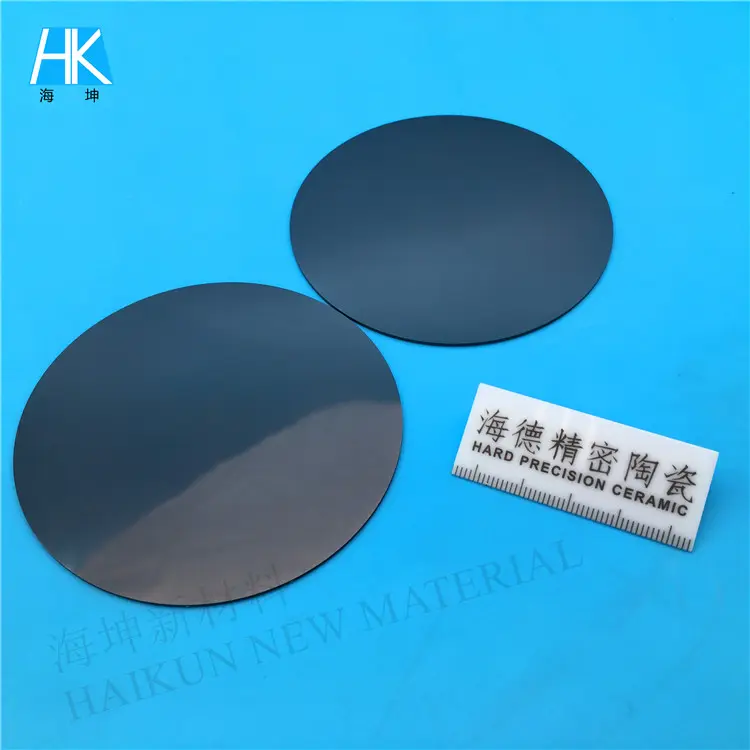 Manufacturers mirror polished yttria stabilized black zirconia ceramic custom machinery parts
