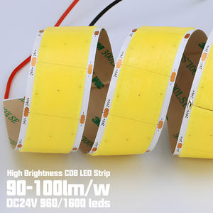 Bandes LED haute densité 960 LED/m 1600 LED/m Ruban lumineux COB DC24V Largeur PCB 15 mm 30 mm Blanc chaud Flexible COB LED Streifen - Product Image 4