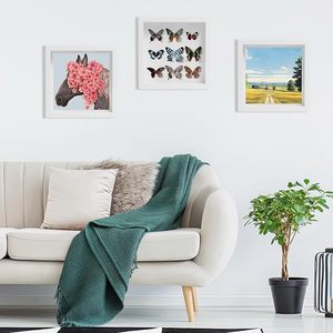 Cadre photo personnalisé en MDF écologique, boîte à ombre de 3 cm <span class=keywords><strong>x</strong></span> 5 cm de profondeur, impression UV 3D, design moderne, support mural pour affichage d'art - Product Image 5