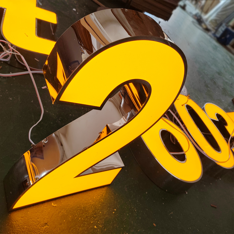 Customized Retro Light Bulb Luminous Characters