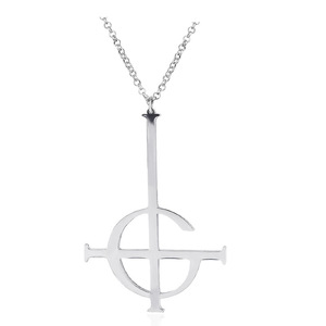 Collana Ghost Nameless da uomo, con croce Ghoul Band, simbolo Papa Emeritus, maschera, Grucifix, poster, gioielli - Product Image 1