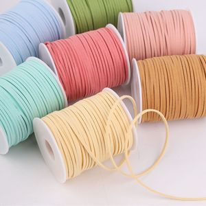 Nine-Colored Ribbon 3Mm Cowhide <b>Rope</b> For Jewelry Making <b>Bracelet</b> Necklace Diy Craft Accessories - Product Image 3