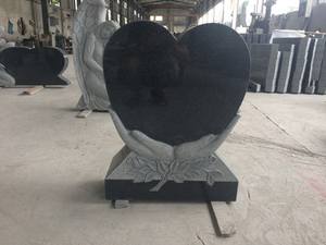 Премиум качество натуральный камень Памятник черный гранит надгробие ребенка надгробие - Product Image 5