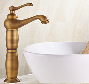 <span class=keywords><strong>Precio</strong></span> inferior Oriente Medio Baño clásico Bronce Latón Porcelana antigua <span class=keywords><strong>Grifo</strong></span> de lavabo con manija de porcelana de cerámica Cubierta de base - Product Image 6