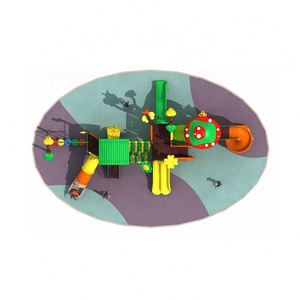 Galvanized Steel <b>Plastic</b> Ageing Resistance Tube Outdoor Playground Children's Kids <b>Slide</b> - Product Image 3