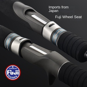 Canne à pêche en carbone personnalisée FJORD BLUE OCEAN SOLID SLOW JIGGING ROD pour la pêche à la <span class=keywords><strong>carpe</strong></span> et au bar en eau salée - Product Image 2