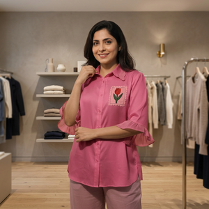 Camisa Versátil con Botones para Mujer, Ideal para Oficina, Universidad y Uso Diario, Compre Directamente del Proveedor - Product Image 3