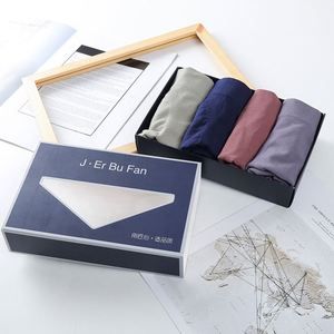 Ropa Interior Masculina de Alta Calidad, Simple, Absorbente de Sudor y Transpirable, con un Diseño Cómodo sin Costuras y Estilo de Cuatro Esquinas. - Product Image 1