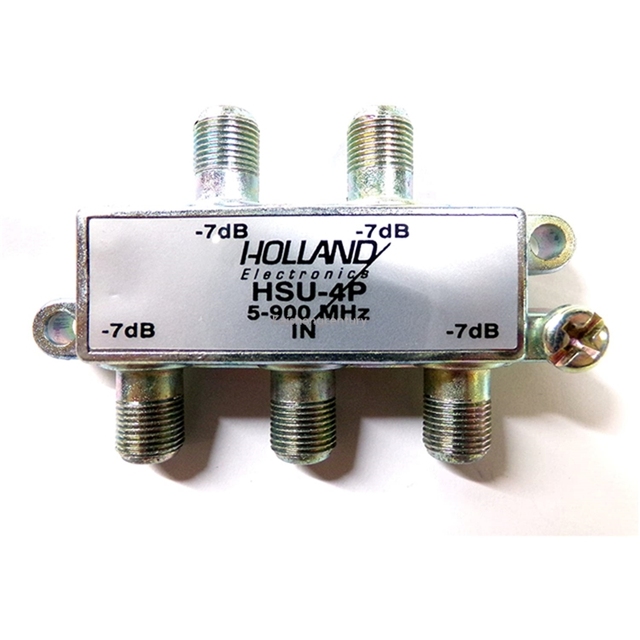 New And Original HSU4 4WAY SPLITTER 5900MHZ,CATV(2 PAC RF and Wireless/RF Power Dividers/Splitters