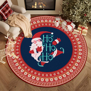 Alfombra de decoración de entrada hecha a máquina Reversible grande para interior/exterior, alfombra de decoración navideña para sala de estar - Product Image 5