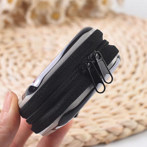 Porte-monnaie et porte-clés en tôle ultra-légère avec fermeture éclair, motif dessin animé vintage créatif - Product Image 3