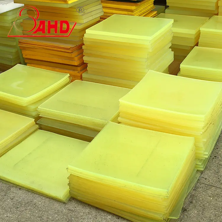 Custom Cast polyurethane rubber sheet PU sheet and rod