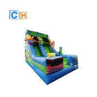 Videur gonflable commercial de terrain de jeu sautant de grandes glissières gonflables rebondissantes glissières gonflables de maison de rebond pour des enfants